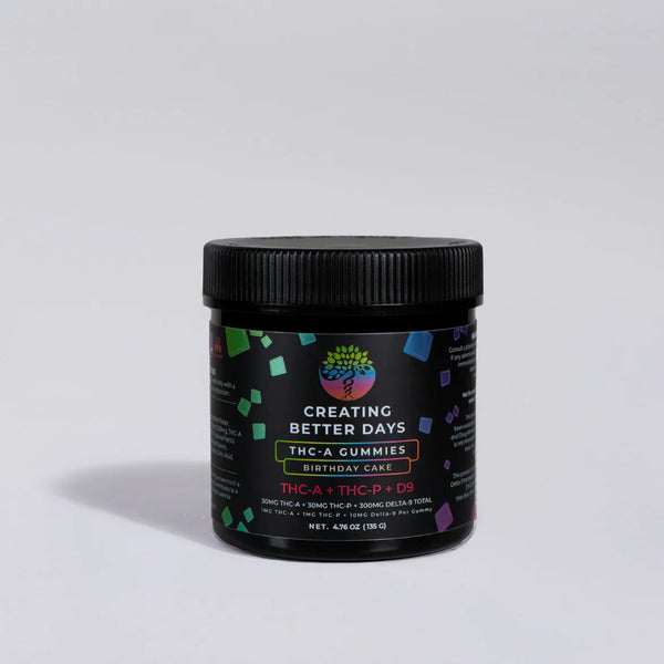 Creating Better Days 360mg THC-A + THC-P + D9 Gummies