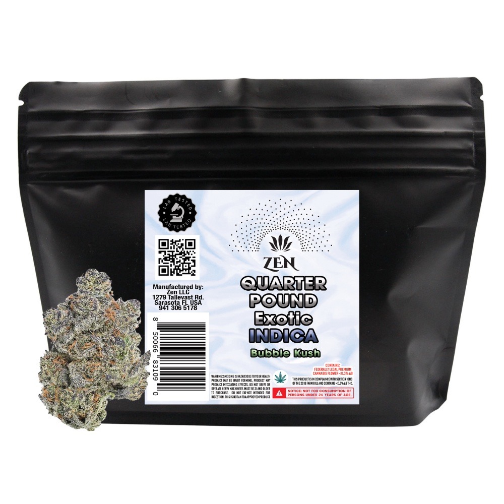 Zen Exotic THCA Flower — Bubble Kush (Indica)