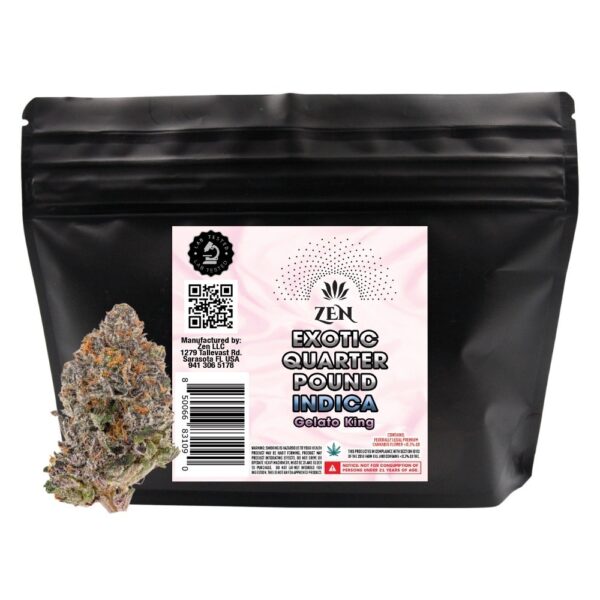 gelato king thca flower quarter pound, THC A