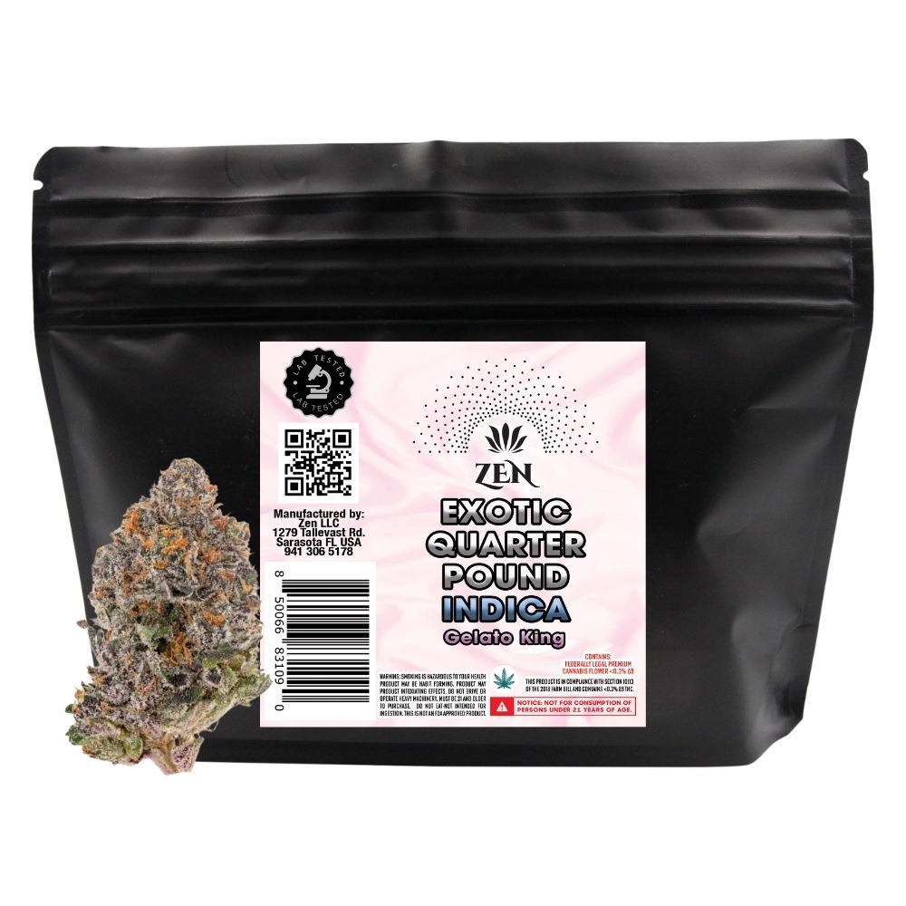 Zen Exotic THCA Flower — Gelato King (Indica)